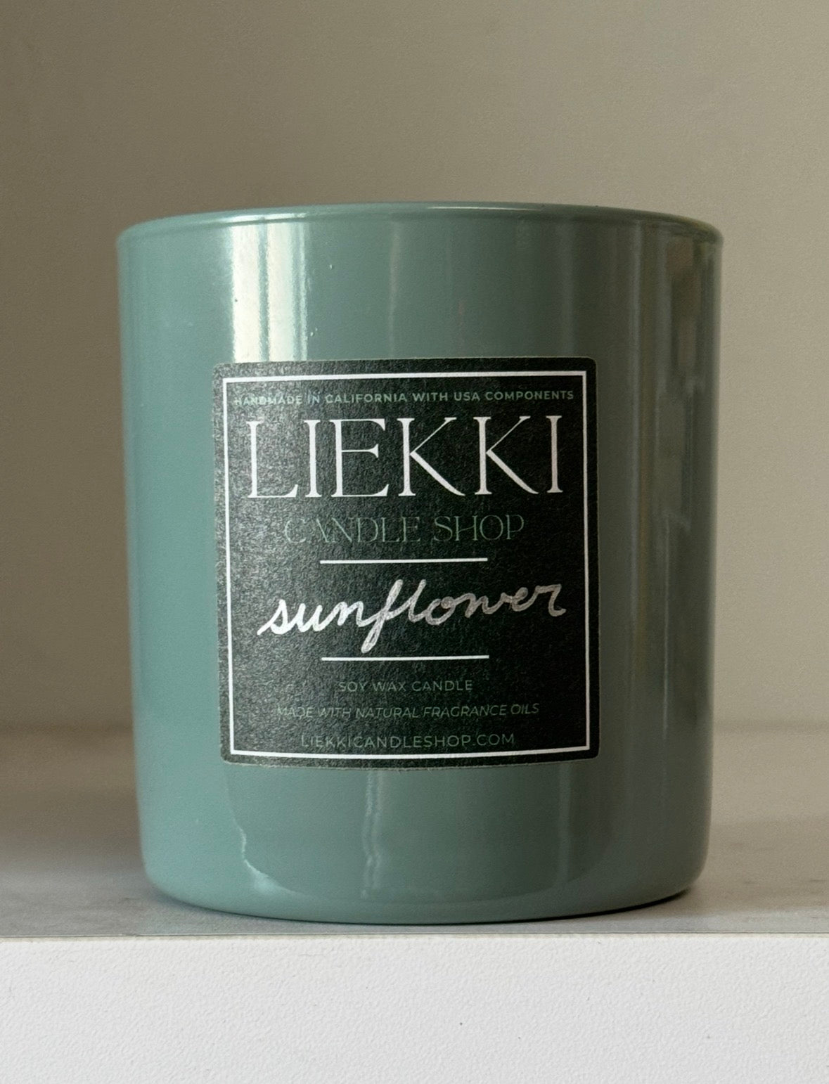 Sunflower Soy Candle